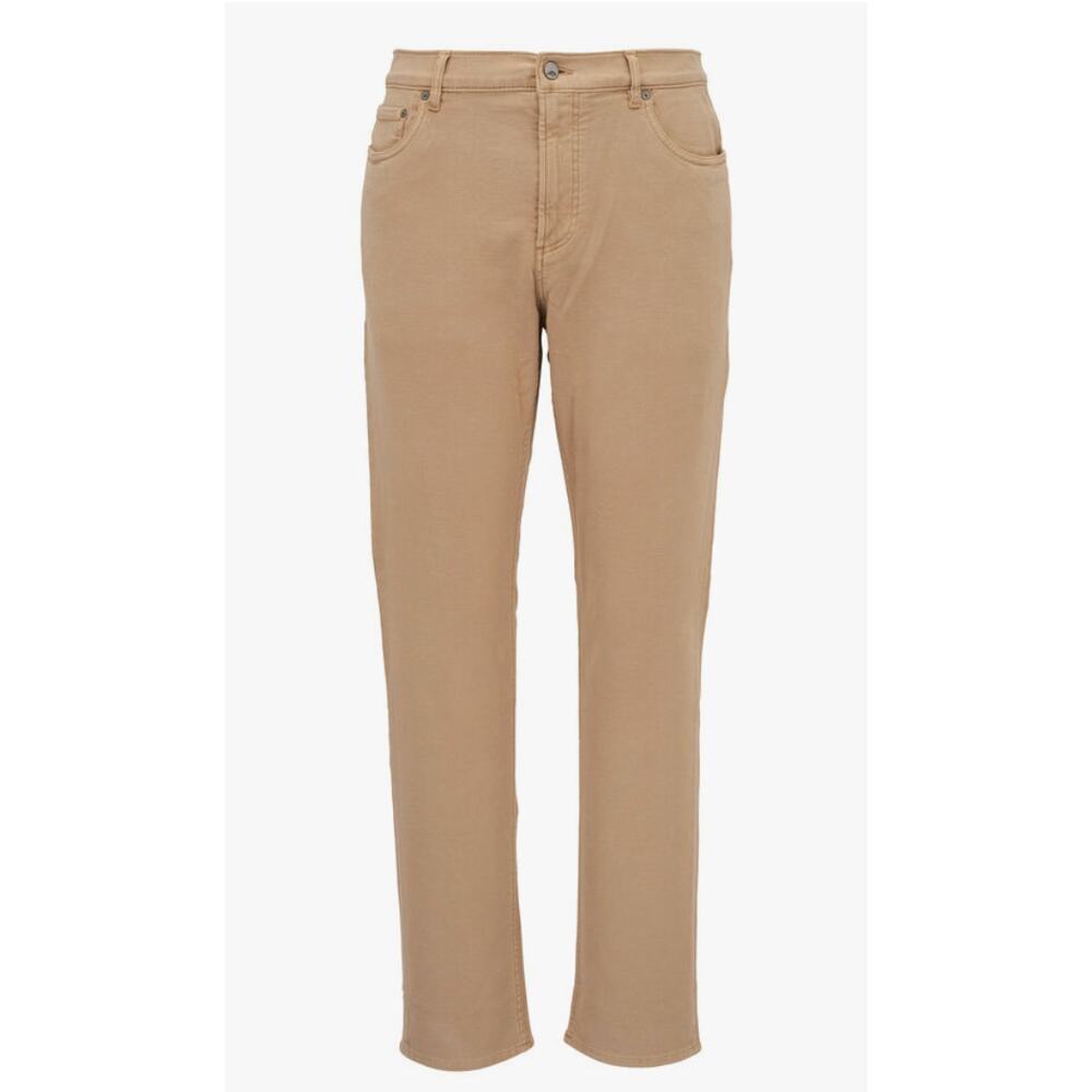 Faherty Stretch Terry 5-Pocket Pants Desert Khaki Men’s 33